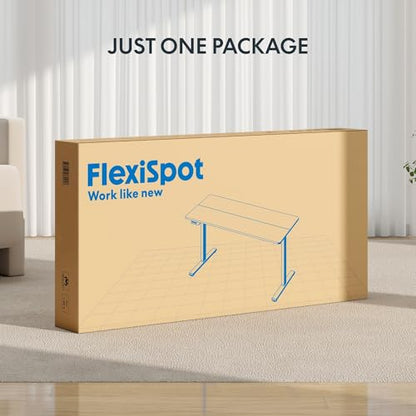 FLEXISPOT 40x24 Inch Electric Standing Desk, Maple - color: Maple, size: 40"x24"