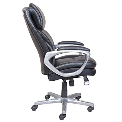 Serta® Smart Layers™ AIR Arlington Executive Chair, Black/Pewter