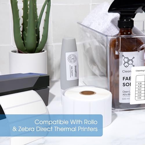 3" X 2" Direct Thermal Labels (7000 Count, 10 Rolls) - Perforated - size: 3" X 2"