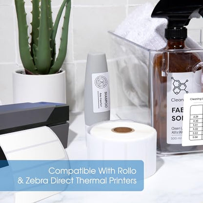 3" X 2" Direct Thermal Labels (7000 Count, 10 Rolls) - Perforated - size: 3" X 2"