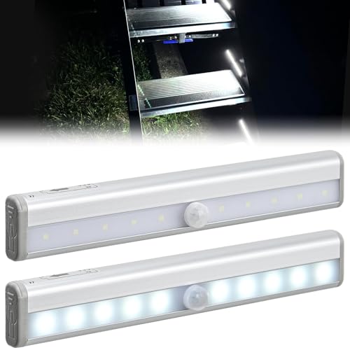 Nilight RV Step Lights 2PCS LED RV Exterior Lighting for Travel Camper - color: White RV Step Light-7.48" 2PCS