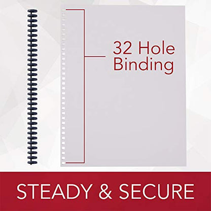 GBC Binding Spines / Spirals / Coils, 1/2" Diameter, 40 Sheet Capacity, ProClick, Black, 100 Pack (2514703) - size: 100 Pack, style: 1/2" Diameter/40 Sheet Capacity