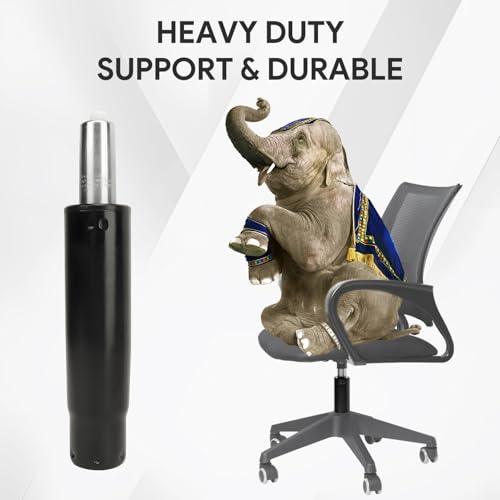 Chair Gas Lift 1.5 Inch Cylinder Office Chair Cylinder Replacemen Universal, Heavy Duty Hydraulic Piston Cylinder for Desk Chair, Gaming Seat Part