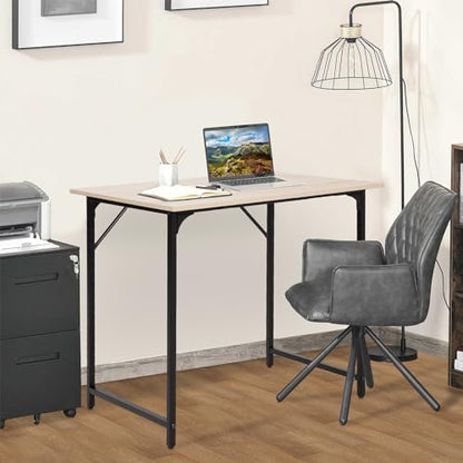 BestOffice Computer Desk,Home Office Desk, Modern Simple Style for Home Office Study Writing (Nature, 32 Inch) - color: Nature, size: 32 Inch