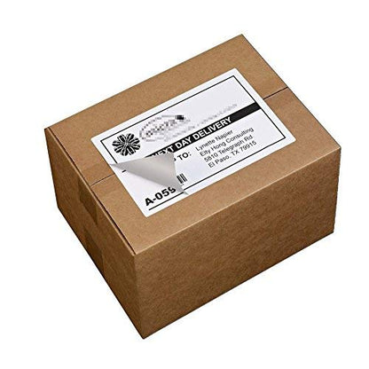 Shipping Label with Rounded Corner, 8.5 x 5.5 Inches Half Sheet Self Adhesive Shipping Address Labels for Laser and Inkjet Printer, 1000 - size: 1000 Labels
