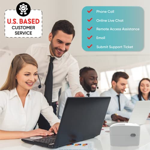Arkscan 2054K-AP Auto Peel Shipping Label Printer, Separate Label from Backsheet Automatically, Print on Windows Mac Chromebook on USB, Wireless When Connect to Bluetooth-Enabled Windows iOS Android
