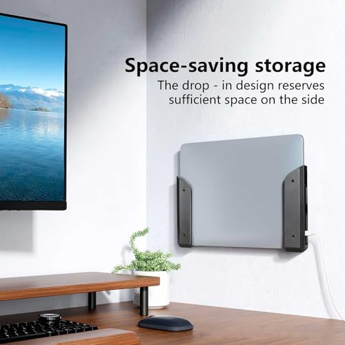 Under Desk Laptop Mount, Wall Laptop Holder & Computer Bracket Shelf