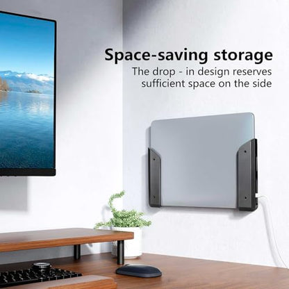 Under Desk Laptop Mount, Wall Laptop Holder & Computer Bracket Shelf