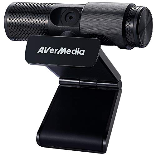 AVerMedia Live Streamer Cam 313 - Full HD 1080P Webcam with Privacy Shutter, Dual Microphone, 360 Degree Swivel for Video Conference - NDAA Compliant (PW313) - style: 1080p30 Fixed Focus