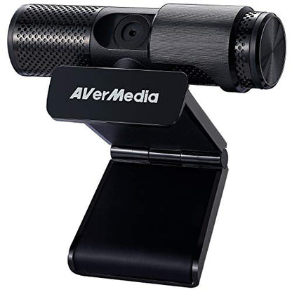 AVerMedia Live Streamer Cam 313 - Full HD 1080P Webcam with Privacy Shutter, Dual Microphone, 360 Degree Swivel for Video Conference - NDAA Compliant (PW313) - style: 1080p30 Fixed Focus