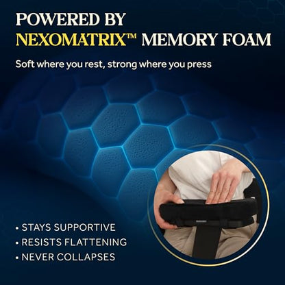 Thick Armrest Pads - Memory Foam Office Chair Arm Pads - Arm Rest for Desk Chair & Gaming Chair Armrest Pads - Chair Arm Covers - Elbow Support