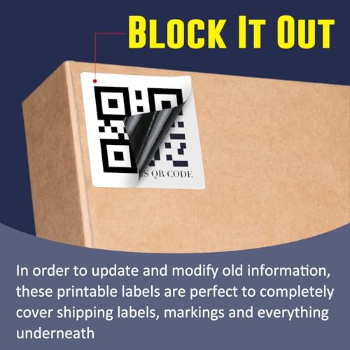 L LIKED 2" x 2" Direct Square Thermal Labels, Perforated QR Code and Barcode Labels & Compatible with Rollo, Zebra and Other Desktop Printers (10 Roll, 7500 Labels) - size: 2"x2"-10 Rolls