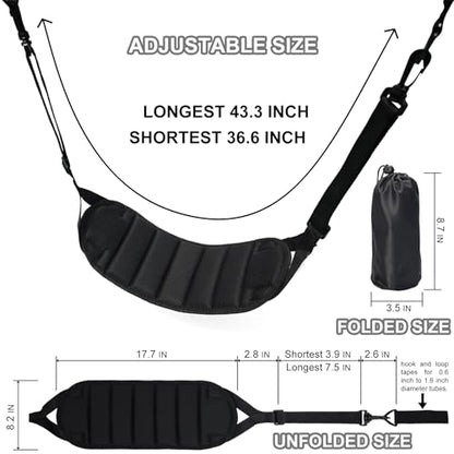 Wheelchair Footrest Hammock, Adjustable Hanging Foot Sling for Foot Rest Replacement, Wheelchair Accessories Leg Rest Support Strap - style: Wheel Chair Foot Hammock