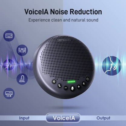 EMEET Luna Plus Bluetooth USB Speakerphone + C980 Webcam