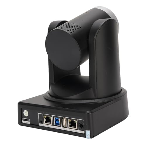 Bewinner 4K Conference Room Camera System, AI Auto Tracking PTZ Camera, 12X Optical Zoom, USB3.0 Conference Webcam with Remote Control for Online Meetings (US Plug)