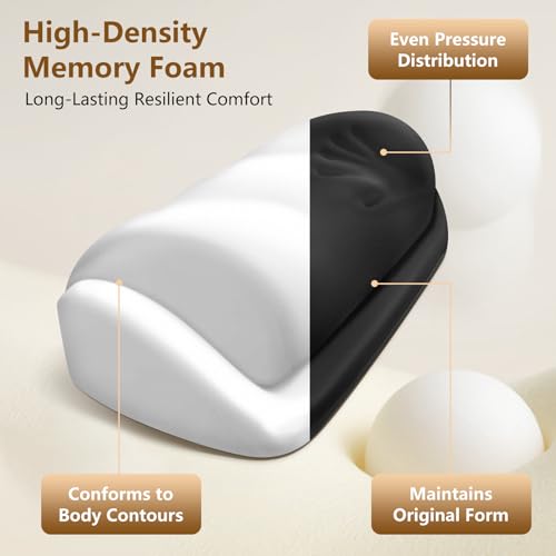 Foot Rest for Under Desk at Work, Adjustable Desk Foot Rest & Foot Stool for Office Work, Gaming Desk Accessories, Multi-Use Leg Rest Pillow for Couch, Bed Sleeping,Washable Cover