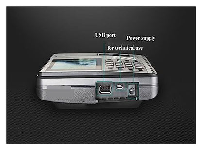 Time Clocks Biometric Fingerprint USB Time Clock English Voice Attendance Recorder Timing Employee Sensor Machine Reader,