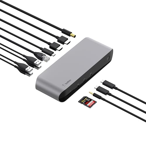 Belkin Thunderbolt 3 Docking Station + TB Cable 0.8M - style: Thunderbolt 3