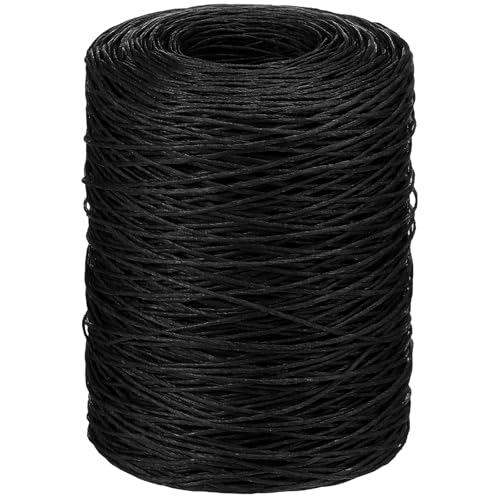 Syhood 673 Feet Floral Vine Bind Wire Rustic Craft Wire, Black - color: Black, size: 673 Feet