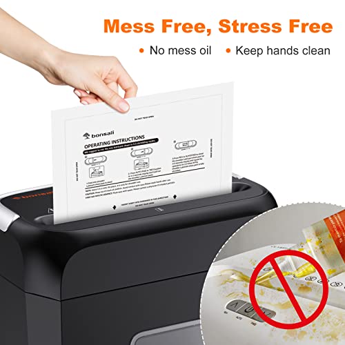Bonsaii Paper Shredder Lubricant Sheets, 24-Pack (8.4 x 5.9 inch/piece) - size: 24 PACK