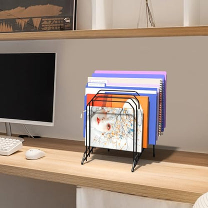 Gawerk Incline Desk Magazine Folder Holder File Organizer with 8-Section - style: 1 Pack
