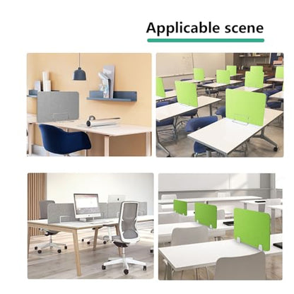 Classroom Desk Dividers，Polyester Felt Sound Proof Dividers，Acoustic Desk Privacy Panel Standing Cubicle Desk Partition for Reduce Noise(40x60cm) - size: 40x60cm