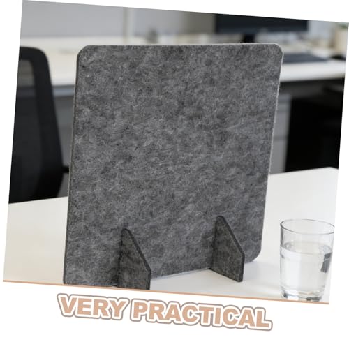 2pcs Freestanding Felt Desk Divider Privacy Panels for Office and Schools, 15.75x6 Inch Tabletop Partition Boards with Crack-Resistant Material and Modern Simple Aesthetic Design