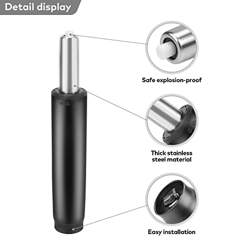 5" Chair Hydraulic Cylinder Replacement for Office Chair Gas Lift Cylinder | Universal Class 4 office chair gas lift cylinder replacement 450 lbs heavy duty piston fits most executive office desk chairs - size: 5 inch