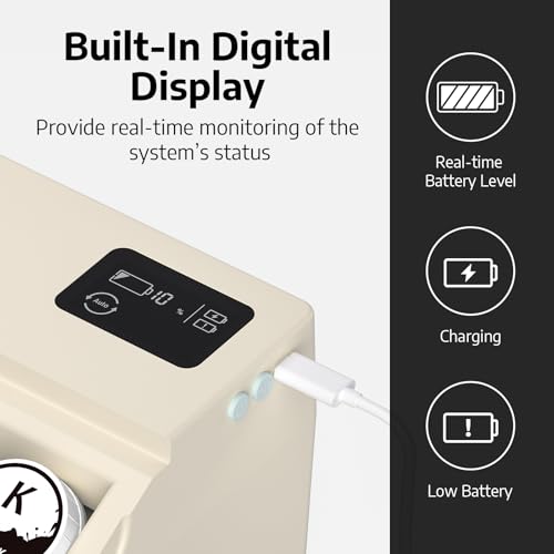 OFFNOVA Immerge CISS DTF with Digital Display, White Ink Circulation System, Extension CISS Ink Tube and Waste Ink Tank/Collector for ET8550 ET8500 L1800 L800 L805 DTF Printer