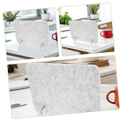 NUOBESTY 2pcs Felt Desk Divider Easy Install Privacy Panel for Students Employees for Office School and Dorm Use Reduces Distractions and Enhances Focus