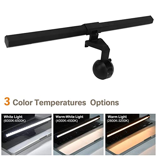 Tyenaza Monitor Light Bar, Touch Control 3 Light Modes Dimmable USB Powered LED Computer Monitor Screen Lamp for Office Home School Dormitory