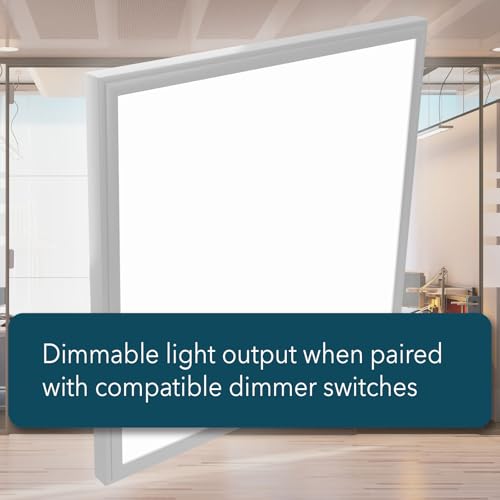 GT-Lite 2 Pack 2x2feet 4200 LM LED Flat Panel - color: White, size: 2ft x 2ft