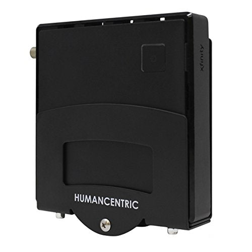 HumanCentric Cable Box & Modem Mount, Adjustable Wall Mount | Small Devices | For small & Narrow Devices, Cable Boxes, Modems, DVD Players, Streaming Media Devices, Mount Behind the TV, Hardware Included - size: Small and Narrow