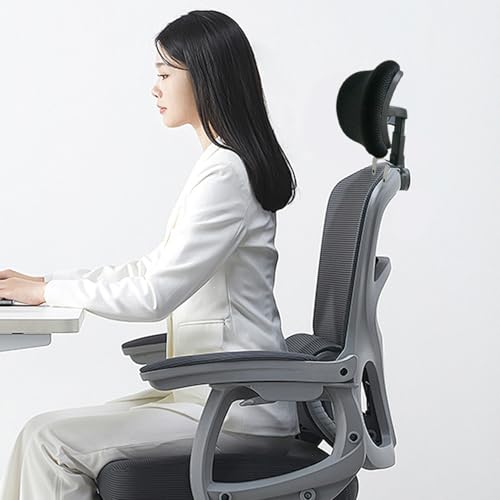 Mesh Ergonomic Detachable Office Chair Headrest Attachment Clip on Breathable Neck Support for Men Women