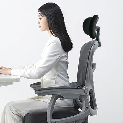 Mesh Ergonomic Detachable Office Chair Headrest Attachment Clip on Breathable Neck Support for Men Women