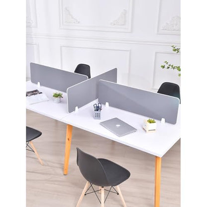 1 Pack Acoustic Desk Divider Sound Proof Desktop Office Partition Freestanding Table Top Privacy Screen Panel for Students Classroom Libraries - color: Black, size: 120x30cm