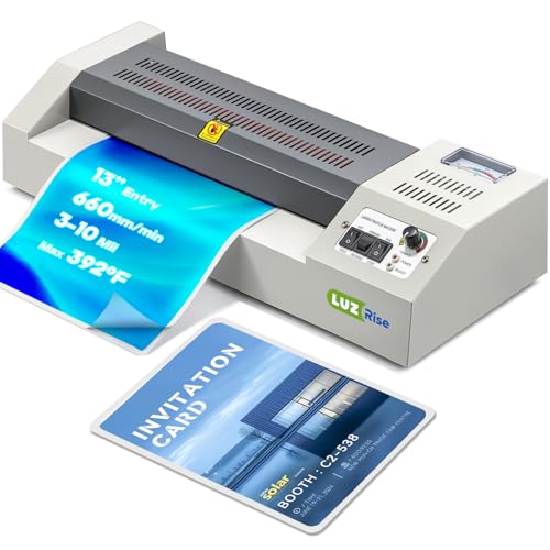13-Inch Thermal Laminator, 3-10 Mil, 4-Roller, A3