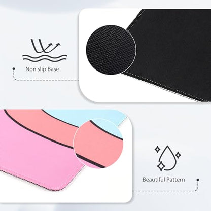 iCasso Desk Mat,XXL Large Mouse Pad for Desk,Colour Topographic - color: Colour Topographic