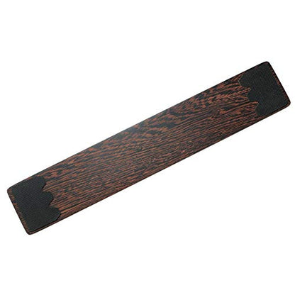 Wooden Keyboard Wrist Rest and Mouse Pad - Solid Wood Palm Rest Guard, Wenge, 14.2in - color: Wenge, size: 14.2in