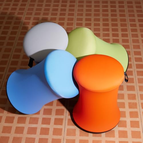 Boba Chair Stylish Active Wobble Stool, ADHD Chair, Improves Posture and Focus, Ergonomic with Height Adjustable Stool for Adults Children for Home Office, Study Room (Sky Blue) - color: Sky Blue