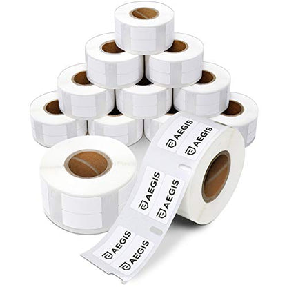 Replacement for DYMO 30333 (12 Rolls, 12000 Labels) 1/2" X 1" | Direct Thermal Barcode and Address Labels 2-Up - Compatible with LabelWriter 450, 450 Turbo, 4XL (NOT 550, 5XL) - size: 1/2" X 1" - 30333