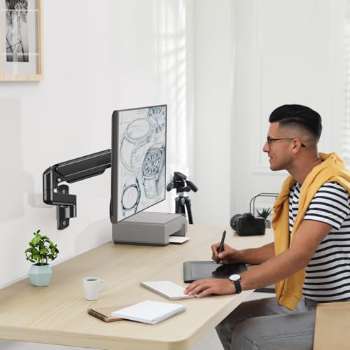 Monitor Wall Mount Fits up to 32" Computer Screens Max 19.8lbs - style: Wall Mount Black