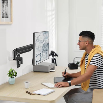 Monitor Wall Mount Fits up to 32" Computer Screens Max 19.8lbs - style: Wall Mount Black