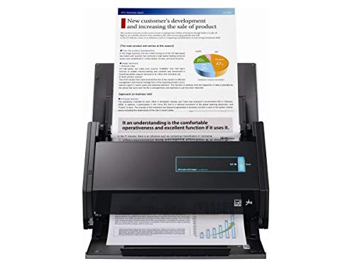 Fujitsu ScanSnap iX500 Document Scanner (PA03656-B002) – Wireless Duplex Scanner for Mac & PC, High-Speed Auto Feed, PDF & Cloud Compatible (Renewed)