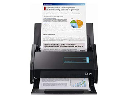 Fujitsu ScanSnap iX500 Document Scanner (PA03656-B002) – Wireless Duplex Scanner for Mac & PC, High-Speed Auto Feed, PDF & Cloud Compatible (Renewed)
