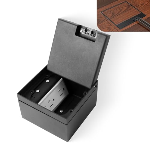 Recessed Flat Hidden Socket Kit with Recessed Duplex 15A and 5V 2.4A 1 USB-A Ports &1 USB-C Port USB Charging Ports.Corrosive Resistant Hardware,Black - color: Black, size: Hidden single-row insert (2.4A A+C)