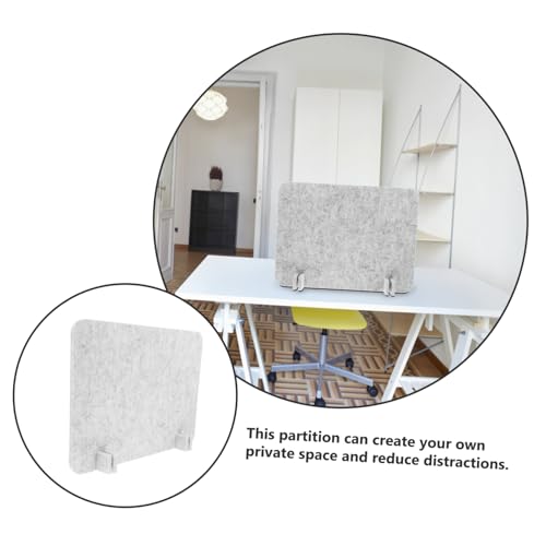 Felt Desk Privacy Panel Freestanding Divider for Office Desks