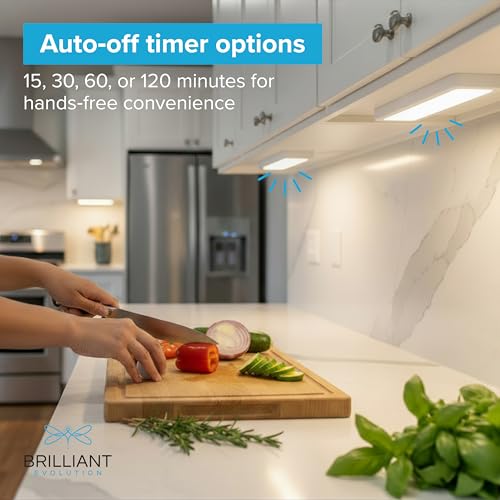 Wireless LED Under Counter Lights with 2 Remote Controls - 6-Pack Battery Operated Under Cabinet Lighting Fixtures - Stick On Push Lights with Timer - Warm White, 8.5" x 2" x 0.6" - size: 6 pack, style: Remote Control