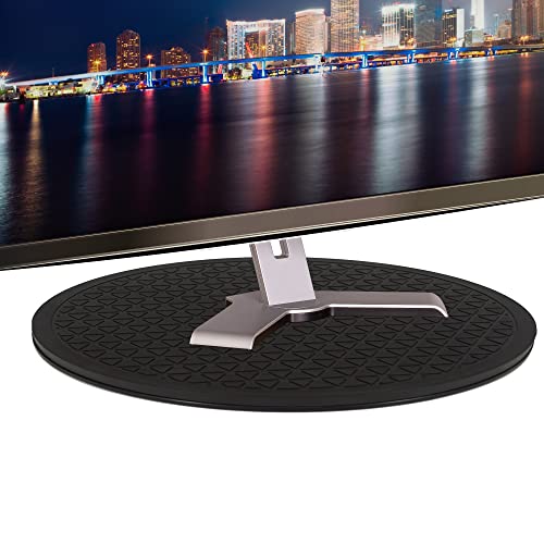 LapWorks 12-inch Heavy-Duty Swivel Base, Lazy Susan Turntable and Computer Monitor Stand, Durable ABS Material, 360 Degree Rotation, 150 lbs Capacity - size: 12-Inch