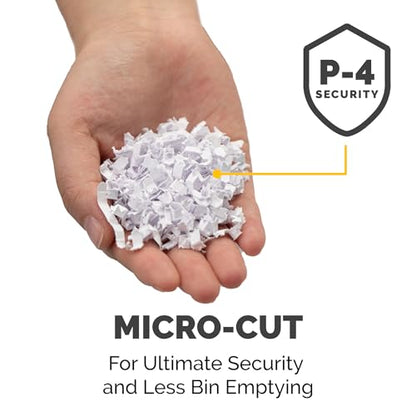 Fellowes Powershred LX220 Micro-Cut Paper Shredder, White - style: 20 Sheet - White